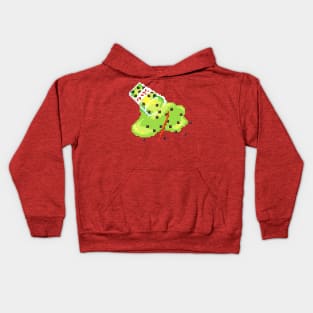 Green Boba Spill Kids Hoodie